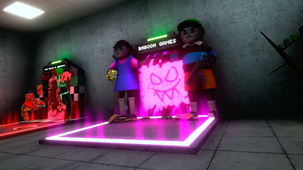 Scary baboon funny moments