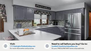 1771 Springhaven Cir Northeast, Massillon, OH Presented by Cynthia Foster.