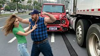 Road Ragers Who Messed With The WRONG Truckers (Instant Karma!)