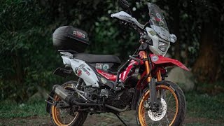 Honda XRM 125 fi Touring Set up Motard