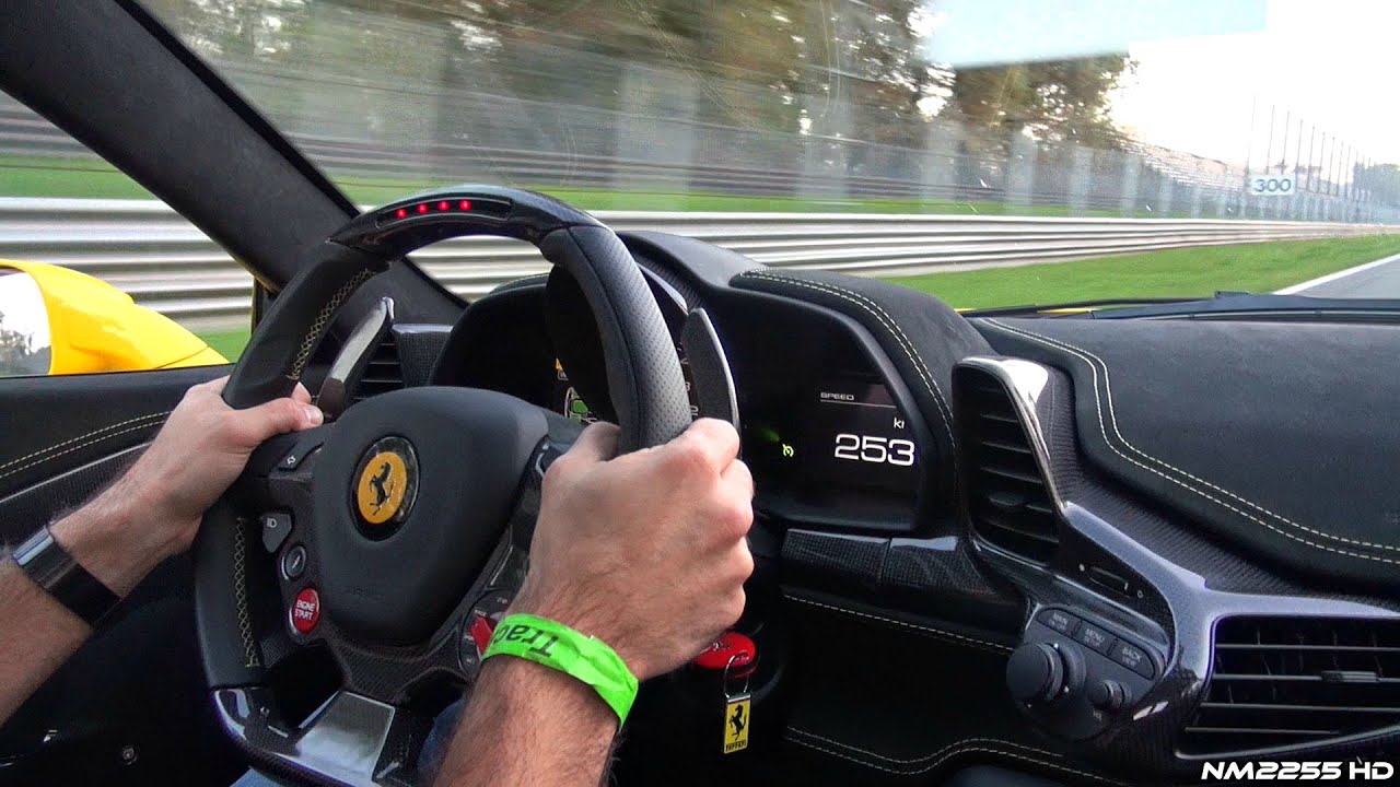 280km/h Ferrari 458 Speciale OnBoard Ride Flat Out on Track!! top gun