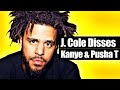 J. Cole Disses Kanye West & Pusha T On 
