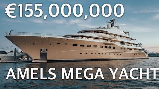 €155,000,000 Largest AMELS SuperYacht HERE COMES THE SUN Mega Yacht Tour / private tour Below Deck