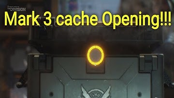 The Division 1.8 Encrypted Mark 3 Cache Opening, Amazing Loot!!!