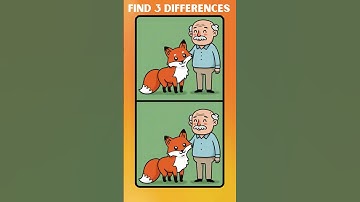 FIND 3 DIFFERENCES! #shorts #find3differences