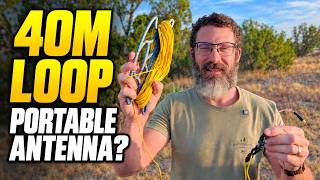 Portable 40m Loop | Turning My Doublet Into a Horizontal Loop
