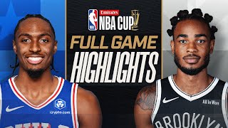 76ERS at NETS | EMIRATES NBA CUP 🏆 | FULL GAME HIGHLIGHTS | November 28, 2025