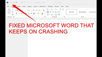 How to Fix Microsoft Word That Keeps on Crashing and Not Responding