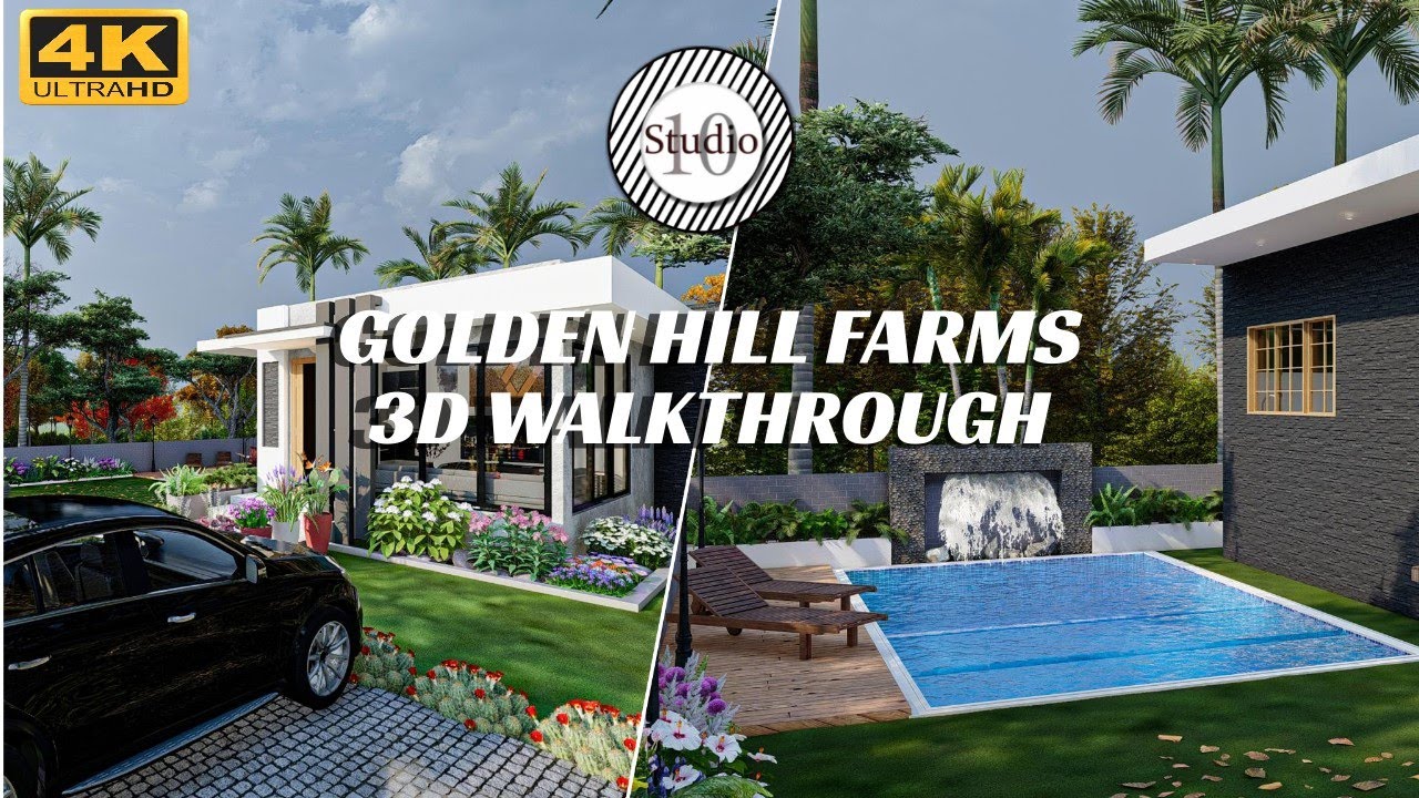 Golden Hill Farms 4K 3D Architectural Walkthrough YouTube
