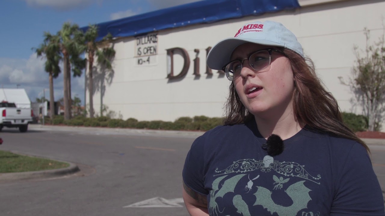 Ole Miss student visits Florida home and family for first time after Hurricane Michael