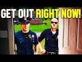 Cops Enter The WRONG HOUSE And REFUSE To Leave!