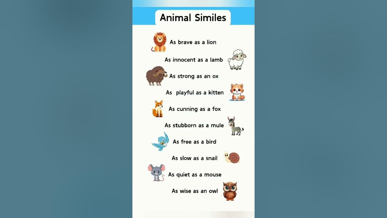 Animal Similes