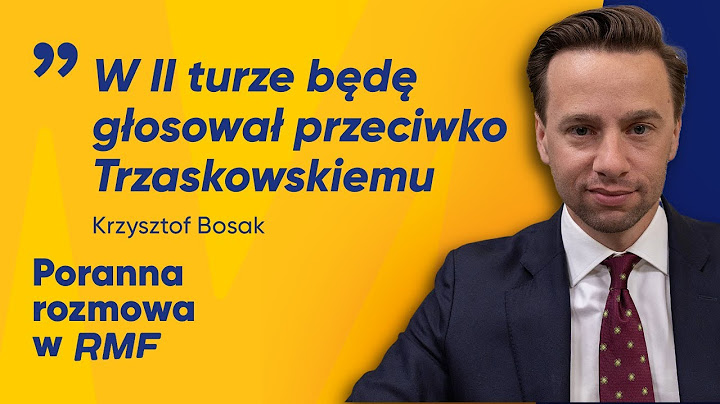 Bosak: Nawrocki w wielu sprawach zdystansował się od Kaczyńskiego i Morawieckiego