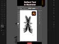 Reflect Tool in Illustrator😲#illustratortools#illustrator#illustratortutorial#illustratorshorts