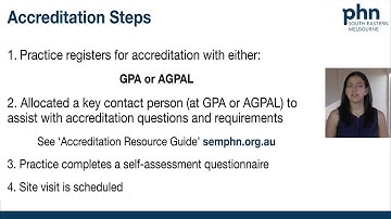 Accreditation Support Series - Introduction