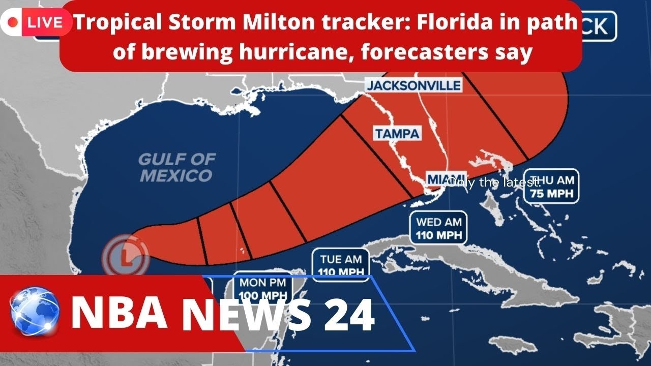 Tropical Storm Milton tracker: Florida in path of brewing hurricane ...
