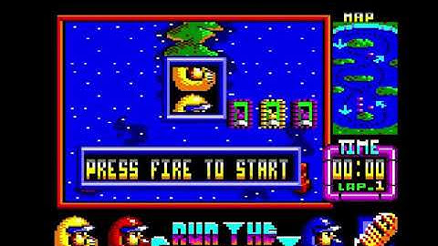 RUN THE GAUNTLET gameplay preview on Amstrad CPC