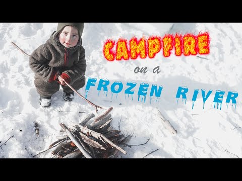 Campfire Adventure on a Sunny Day in the Yukon