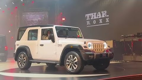 Mahindra Thar Roxx - All Details - ₹12.99 Lakhs Only