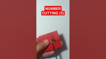 Number cutting (5) #shorts #tutorial