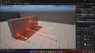 Unreal Engine 5 Laser Beam Scale Using Line Trace