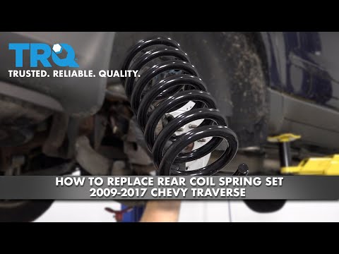 How To Replace Rear Coil Springs 2009-2017 Chevy Traverse