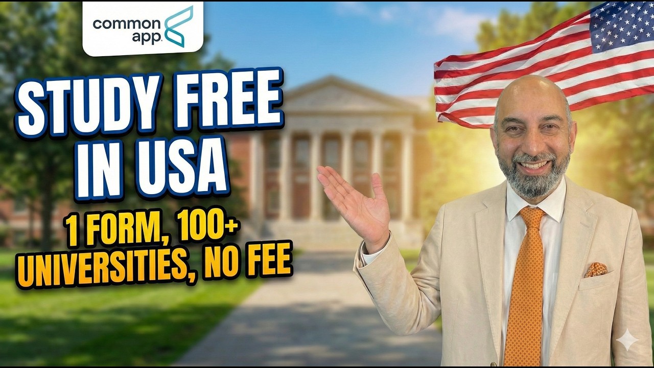 Apply to 20+ US Universities for FREE! How to Use Common App 2026 For ...
