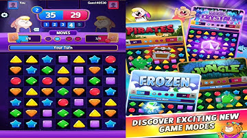 Match Masters - PvP Match 3 Puzzle Game - Gameplay (iOS - Android)