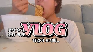 친정집에서의 마지막 먹방 브이로그