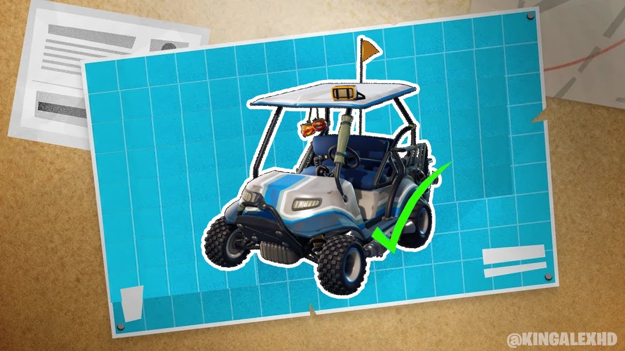 Where To Find Golf Cart NEW Location In Fortnite! (The Golf Car New