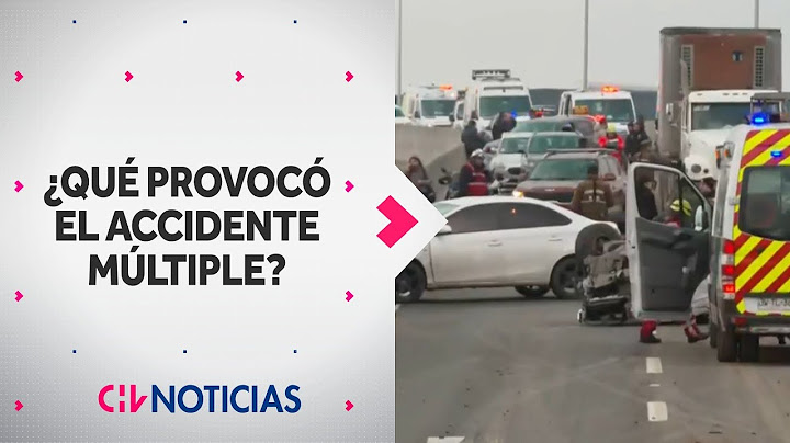 ¿Qué provocó el accidente que dejó siete autos chocados y una camioneta volcada en Santiago?