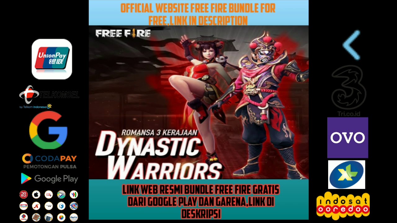 New Free Official Bundle Link Resmi Bundle Free Fire Gratis