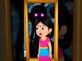 जब मंजिया ने देखा शापित आईना 😱🪞 | Horror Short Story | #shorts #ai #scary #ai #cartoon #viral