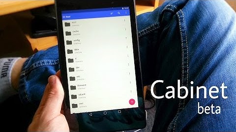 Android L 5.0 Material Design File Explorer - Cabinet beta [REVIEW]