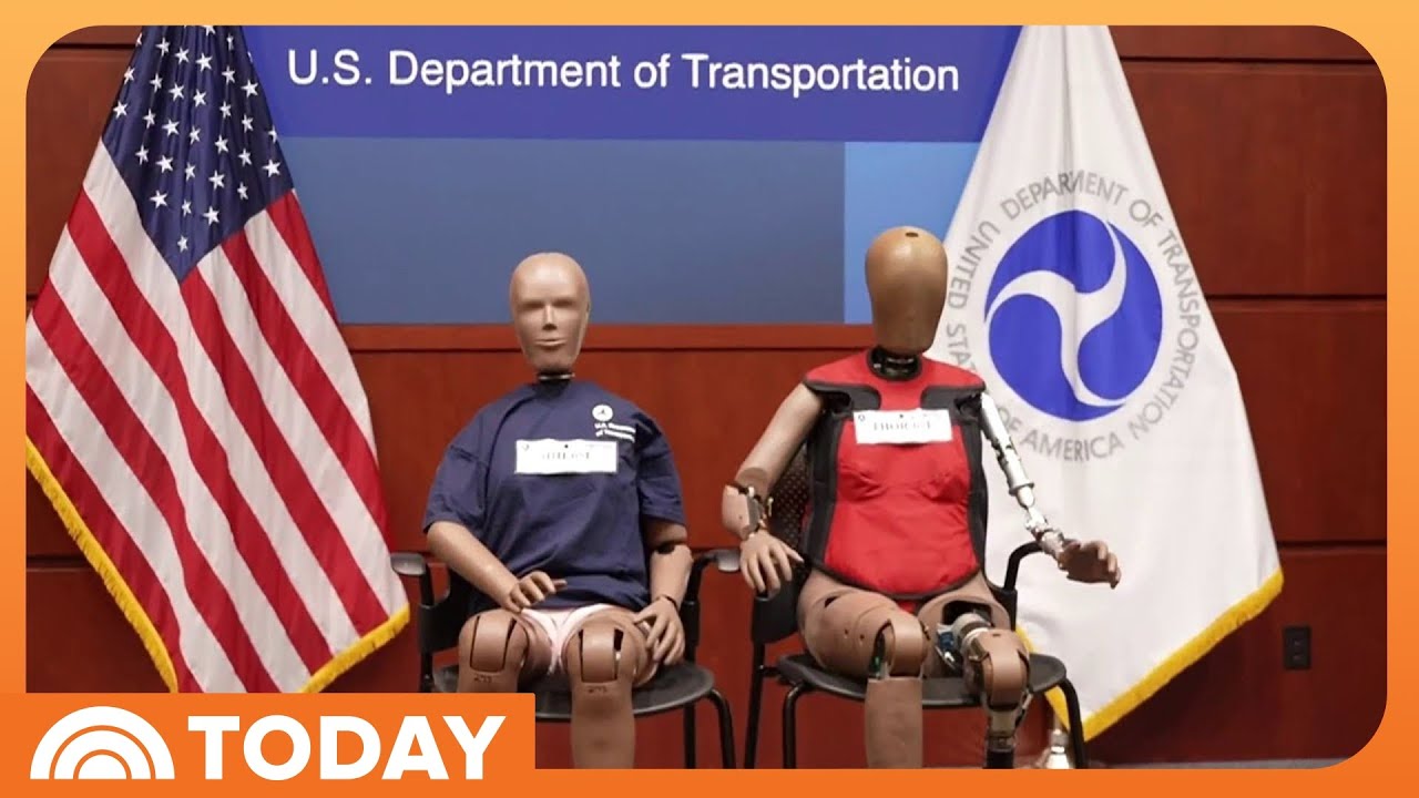 Transportation Department Unveils 1st Female Crash Test Dummy