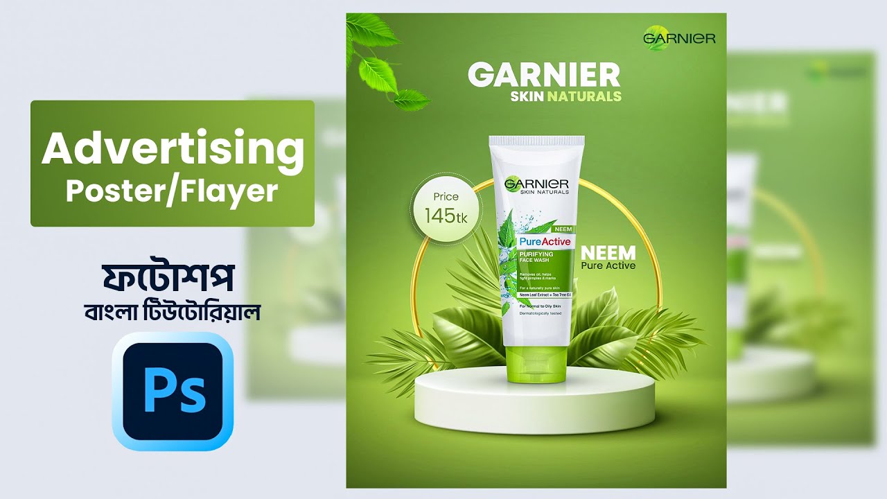 Garnier Face Wash Advertisement