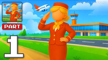 Airport Idle - Gameplay Walkthrough Part 1 - Air Traffic Manager Sim (iOS, Android)