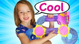 Kids Playing With Hamster Track Toys Fun Family Activity with DisneyCarToys