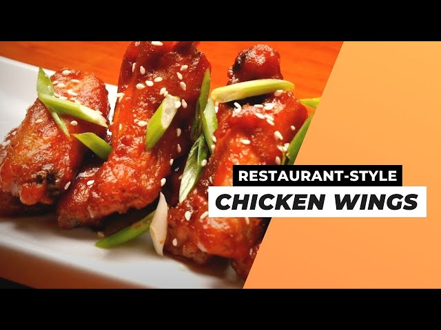 Restaurant-Style Chicken Wings