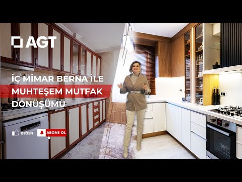 AGT ile bir mutfağın değişimi  // MUTFAK TURU // İç Mimar Berna