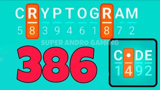 CRYPTOGRAM 386