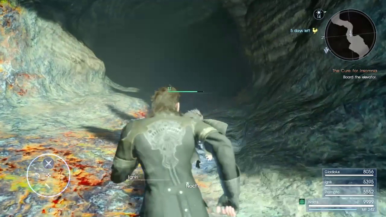 FINAL FANTASY XV (Daurel Caverns Sealed Door Location) YouTube