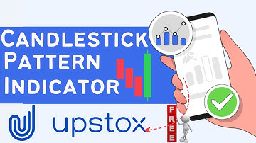 How to use Auto Detection Candlestick Pattern Indicator in Upstox Trading Platform ||