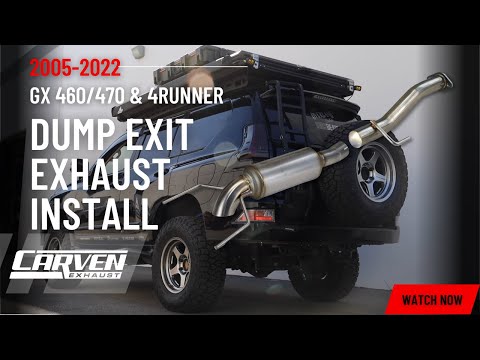 2003-2022 Lexus GX 460/470 & Toyota 4Runner Dump Exit Install by Carven Exhaust #gx #4runner