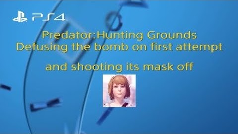 Predator:Hunting Grounds* Defusing the bomb and shooting its mask off