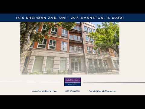 1415 Sherman Ave. Unit 207, Evanston, IL home video tour