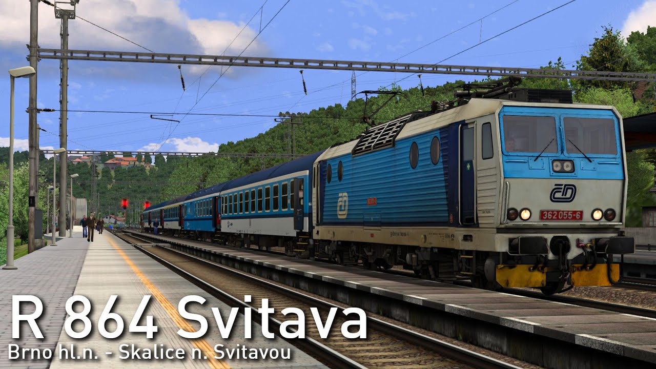 Train Simulator 2021 | ČD 362.055-6 | Brno hl.n. - Kolín | R 864 Svitava