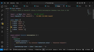 Build a React.js downshift Library to Build Autocomplete Combobox Form Field in JSX