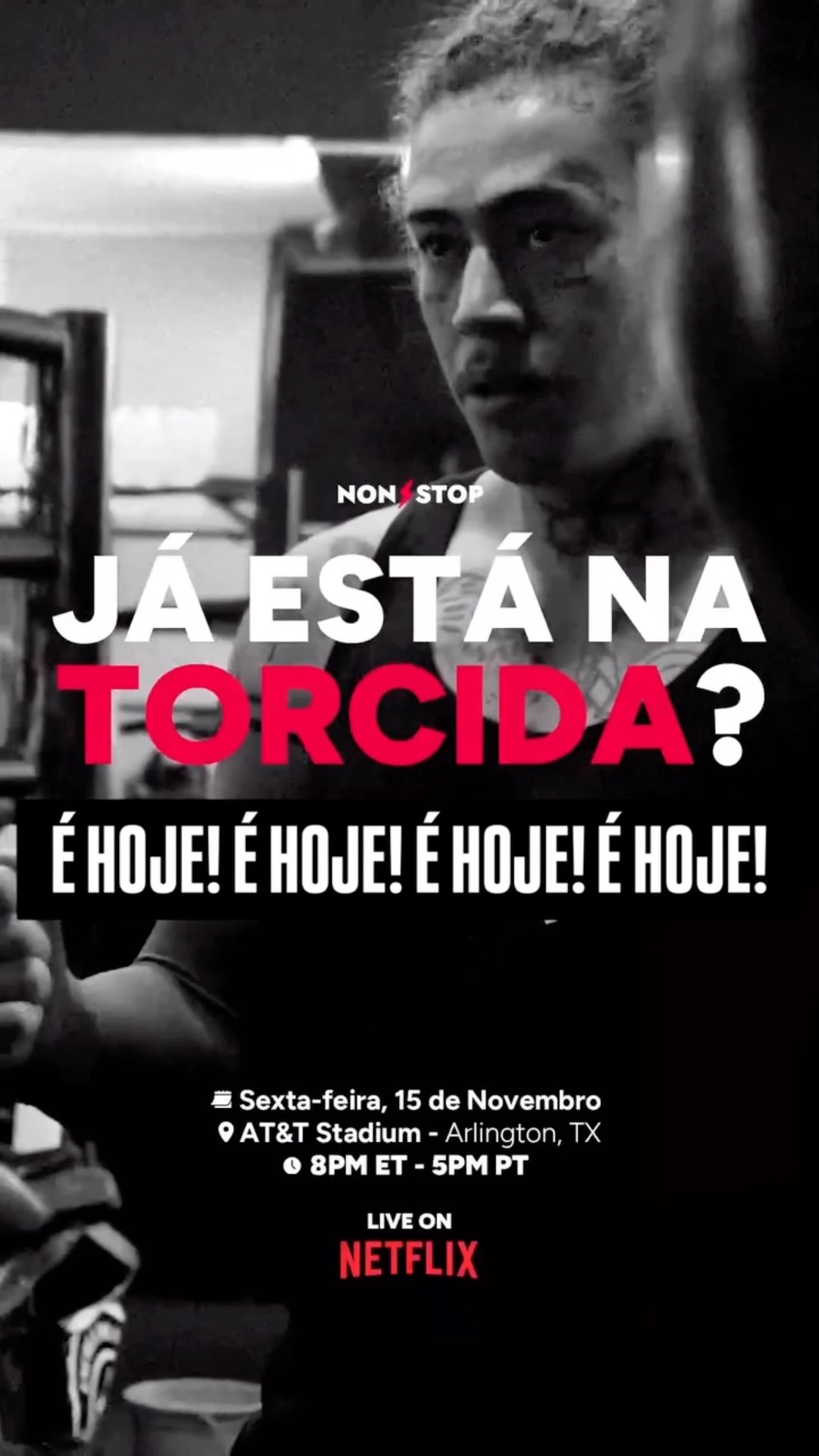 É hoje!! #whinderssonnunes #netflix