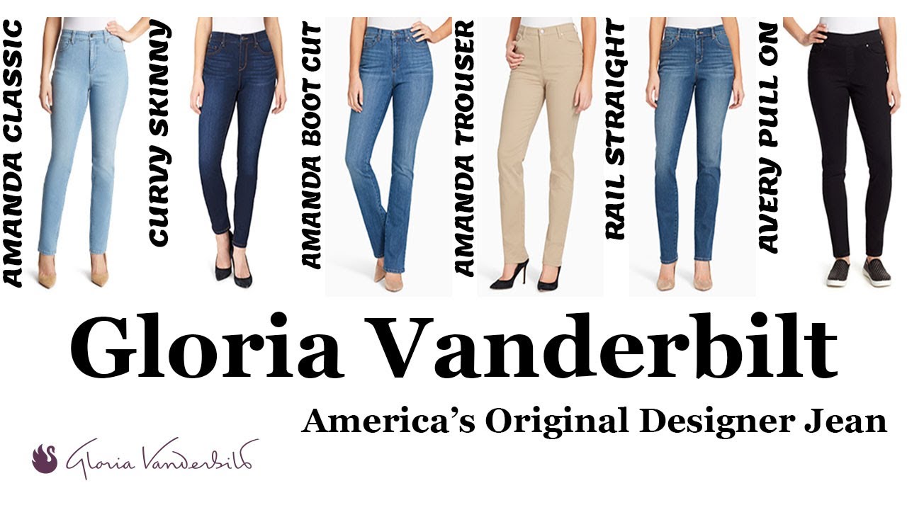 gloria vanderbilt avery stretch jeans